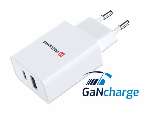 SWISSTEN 30W ΦΟΡΤ 1xTYPE-C & 1xUSB ΛΕΥΚ - Image 4