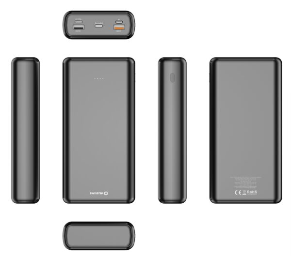 SWISSTEN POWER ΒΑΝΚ 30000mAh 20W ΓΚΡΙ - Image 4