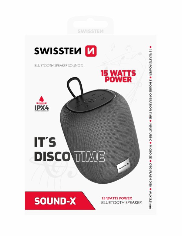 SWISSTEN ΗΧΕΙΟ BLUETOOTH  SOUND-Χ 15W Γ