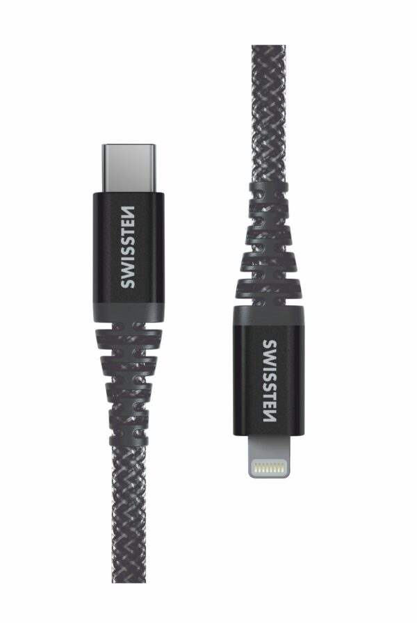 SWISSTEN KEVLAR USB C-Lightning 1,5 60W - Image 3