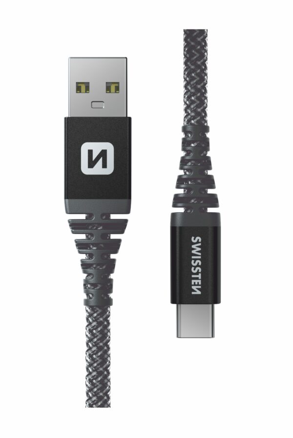 SWISSTEN KEVLAR USBA- USB C 1,5 60W - Image 3