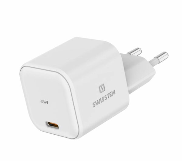 SWISSTEN ΦΟΡΤΙΣΤΗΣ GAN1x USB-C 45wΛEYKO - Image 4