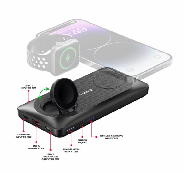 SWISSTEN POWER Β 10000 2ΙΝ1 APPLE SAMSU - Image 4